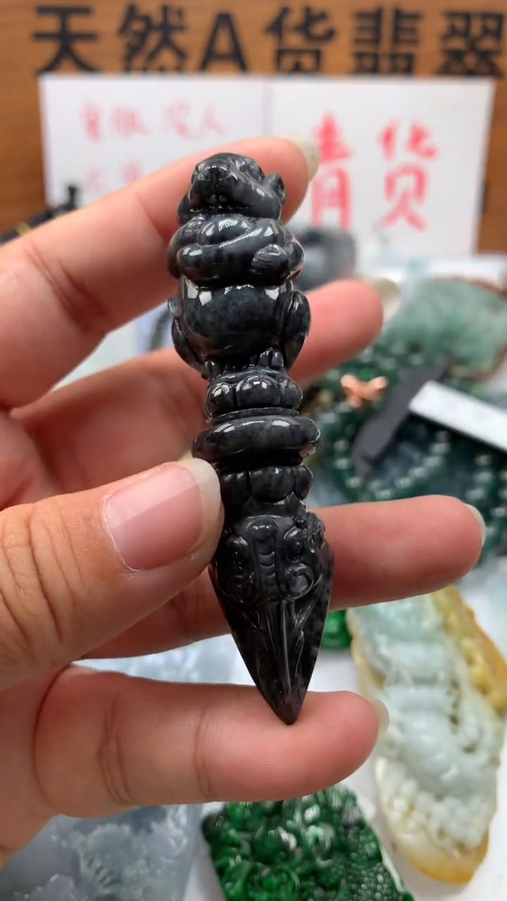 【闪购商品】翡翠颈饰未镶嵌保真天然A货翡翠