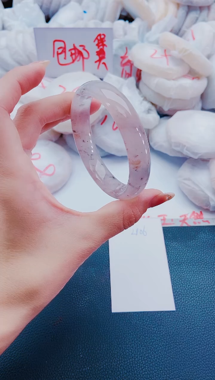未镶嵌手镯石英质玉L106-59-60