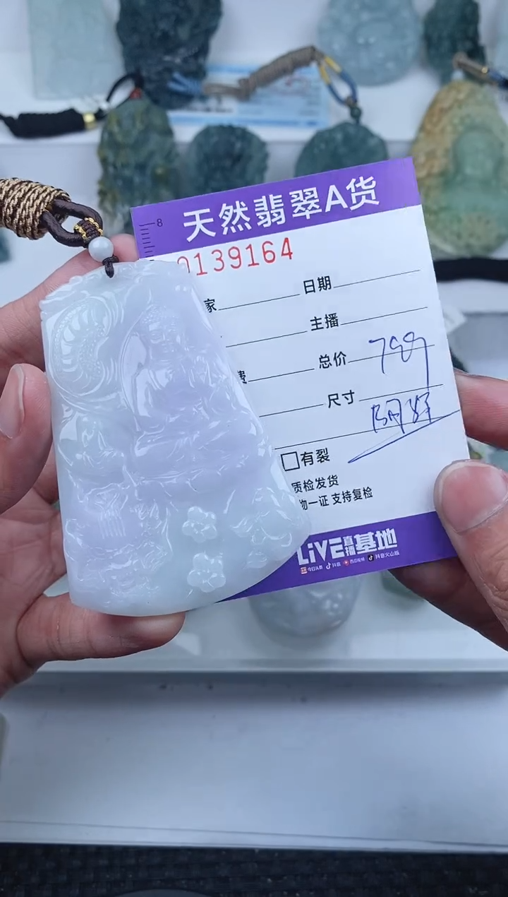 【闪购商品】翡翠颈饰未镶嵌       164