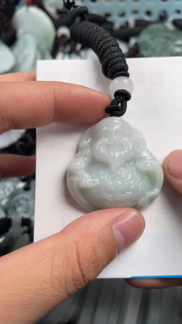 翡翠未镶嵌吊坠(不含链)1