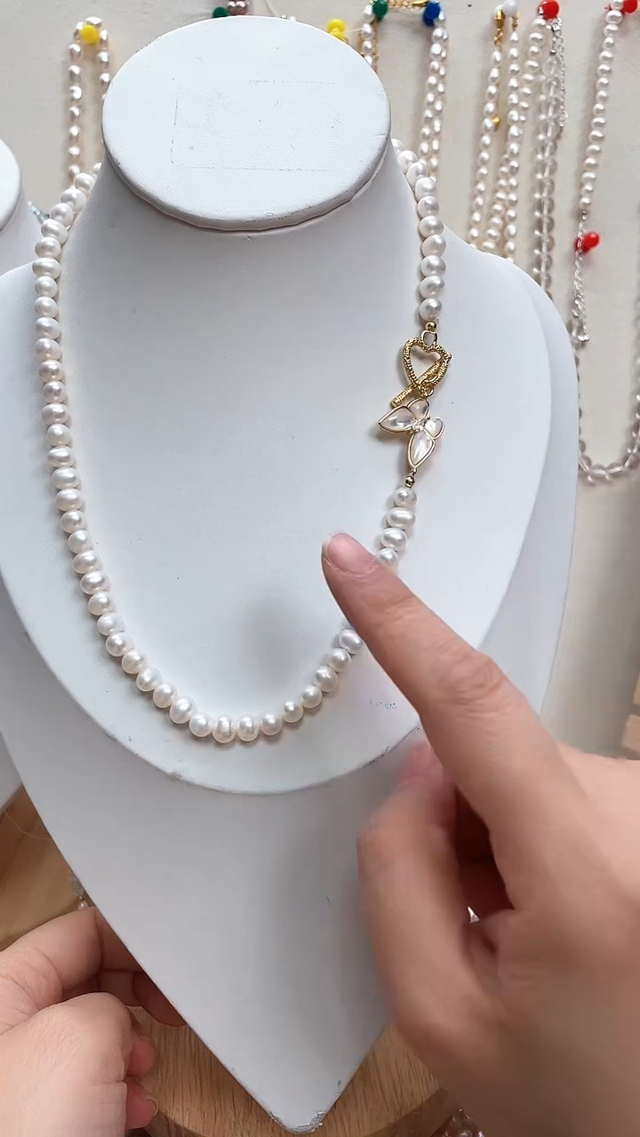 【闪购商品】淡水珍珠颈饰未镶嵌土豆项链