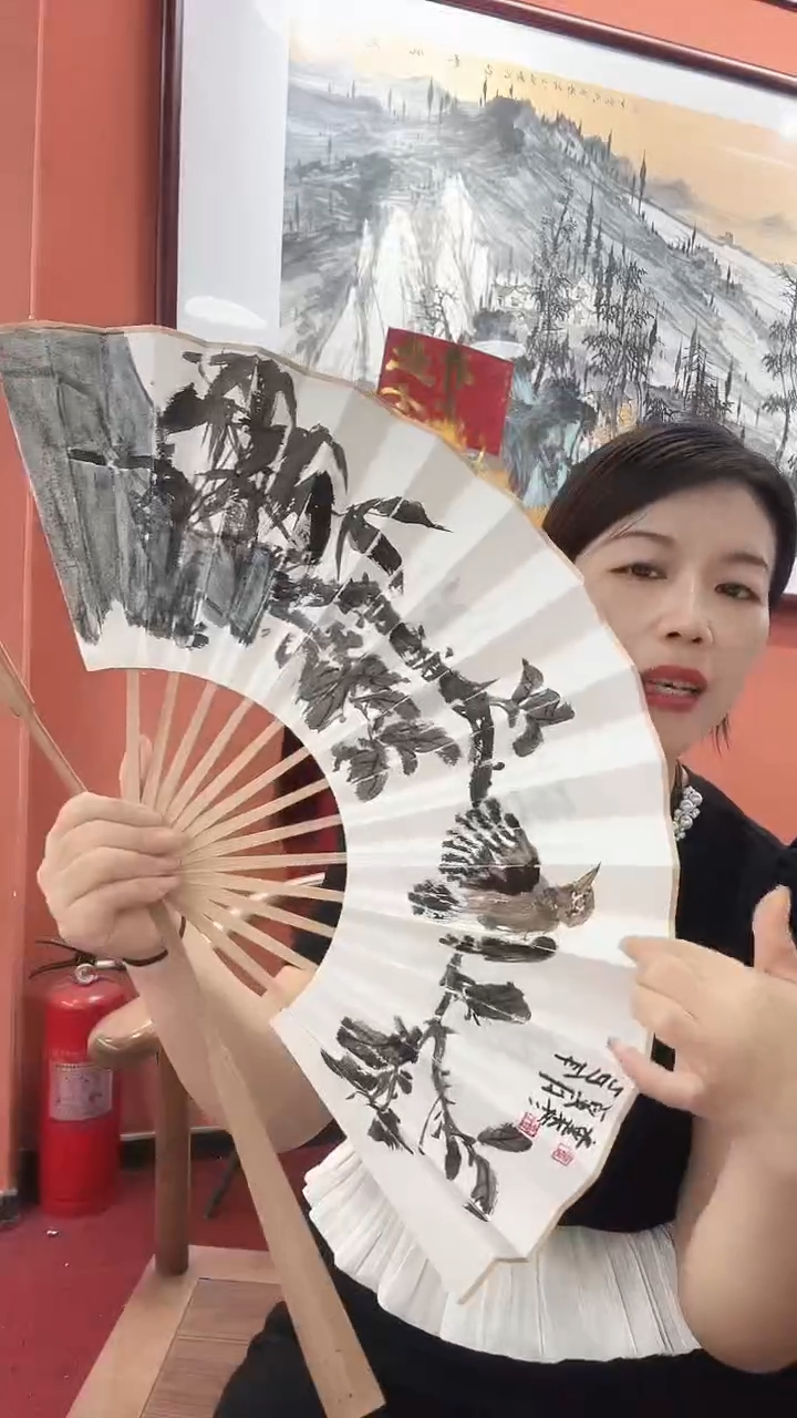 国画童森森/国画/扇面