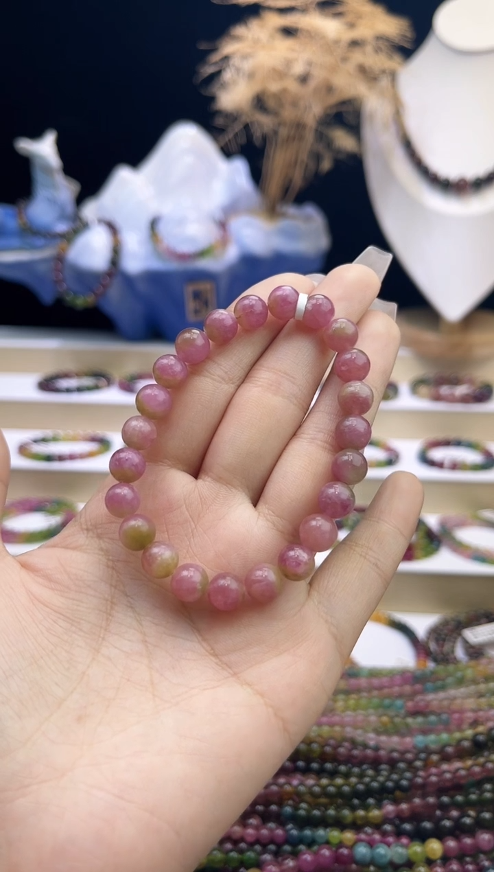 【闪购商品】碧玺/未镶嵌8mm+碧玺单圈多样性发货