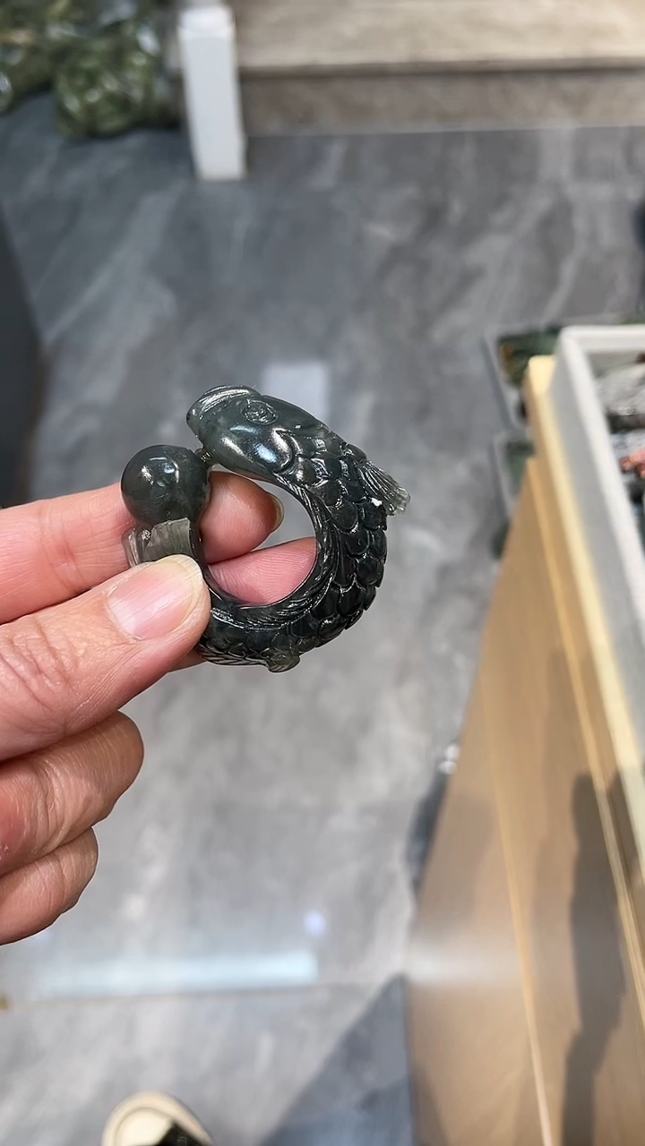 【闪购商品】岫玉戒指未镶嵌戒指