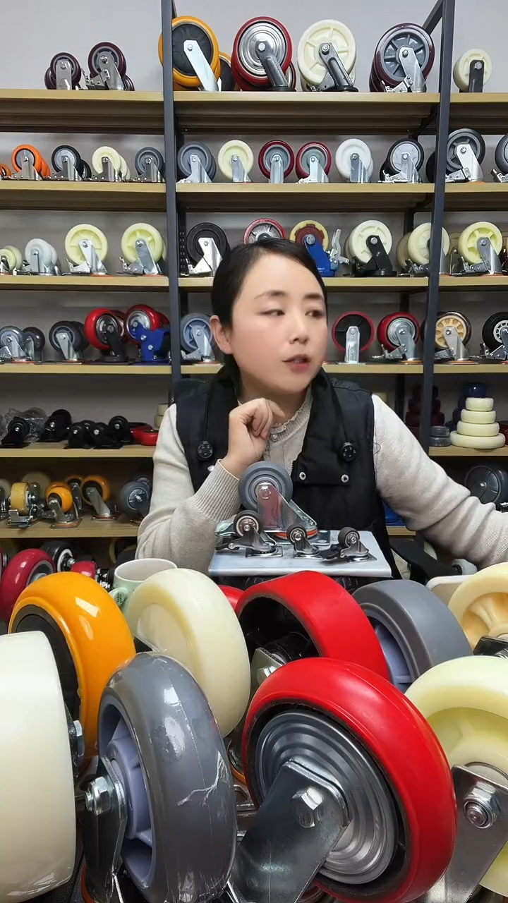 3寸灰胶万向4只定向4只