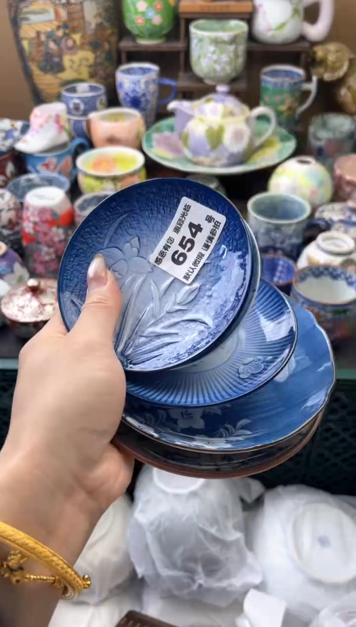 瓷片大*654号六六工艺品瓷器
