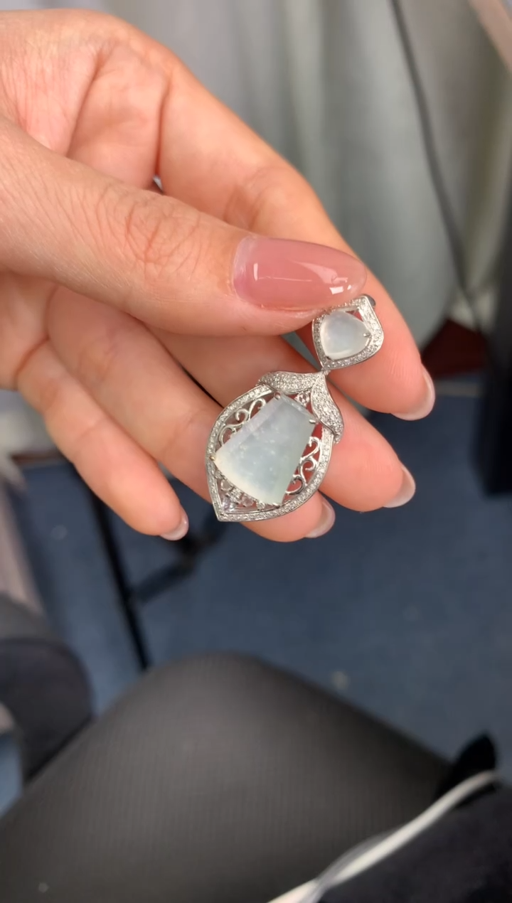 【闪购商品】定制翡翠18K金镶嵌模式推广期24小时鉴赏期