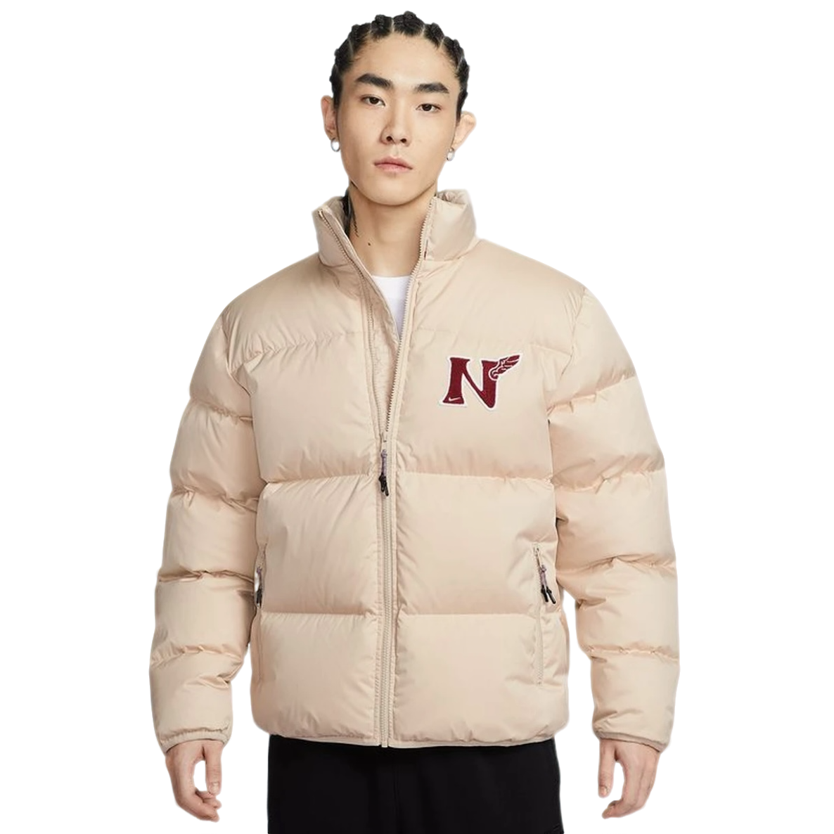 NIKE/耐克官方正品CNY DWN 男百搭休闲保暖羽绒服 杏-IQ3706-126