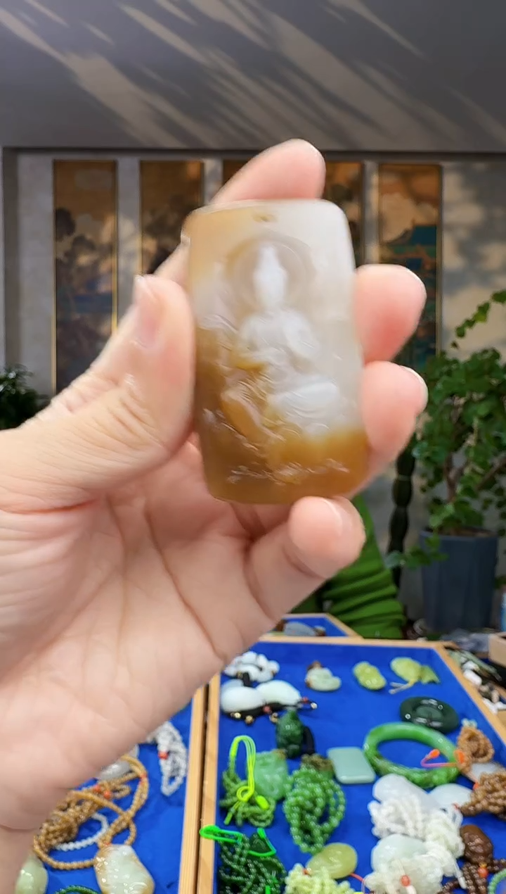 未镶嵌和田玉挂件拍一发一