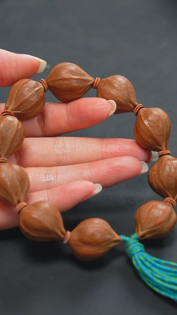 橄榄核手串2.1铁核素串