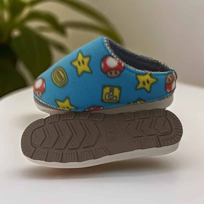 【五送一]爆款烤火底法兰绒保暖手工拖鞋材料包加绒