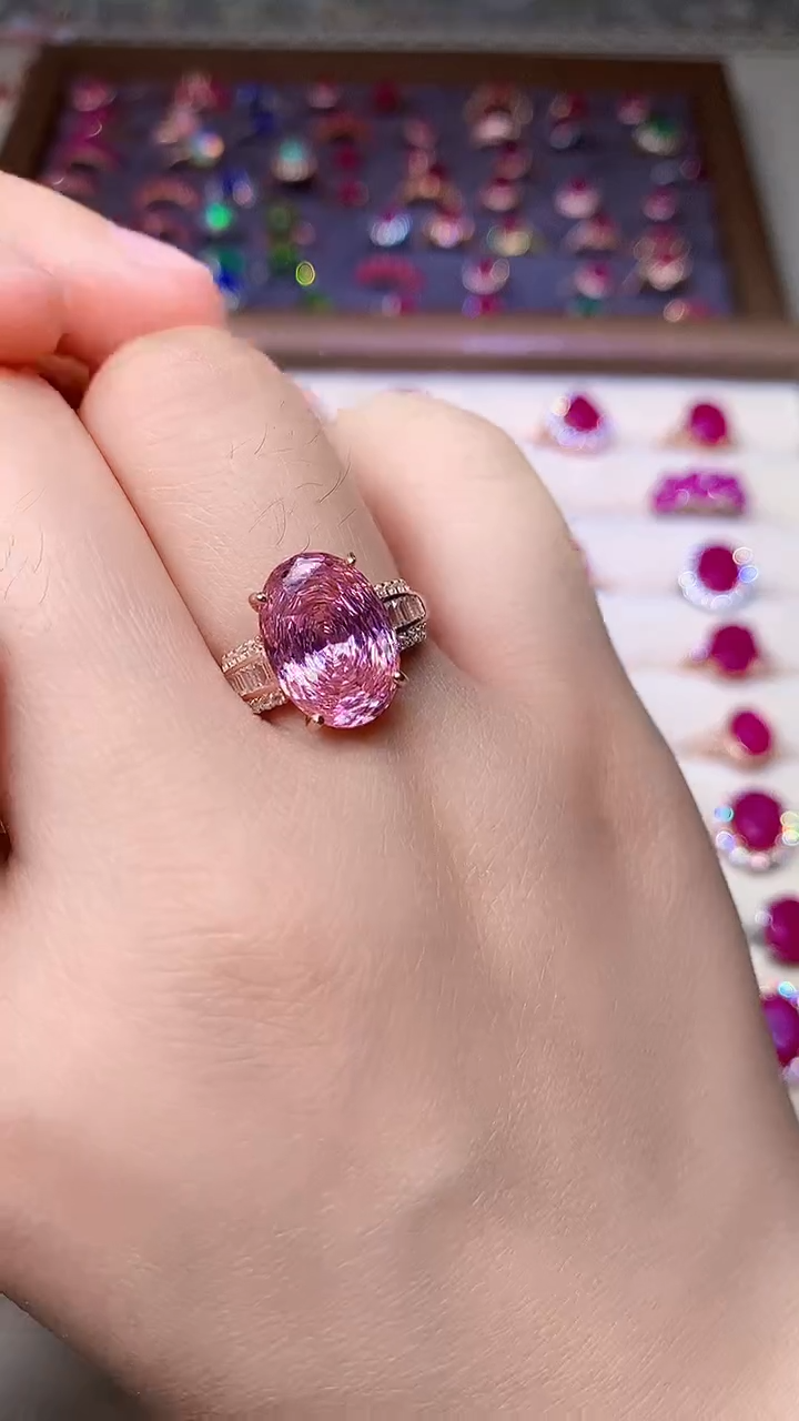 【闪购商品】碧玺戒指银S925镶嵌0000