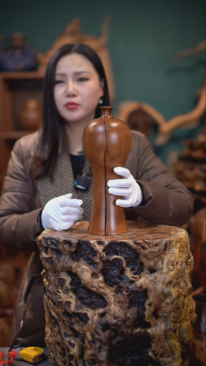 【闪购商品】枣木雷击枣木美人瓶