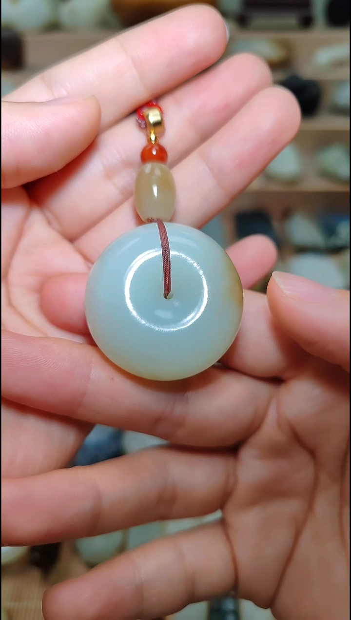 【闪购商品】和田玉挂件未镶嵌新疆和田玉且末料平安扣挂件