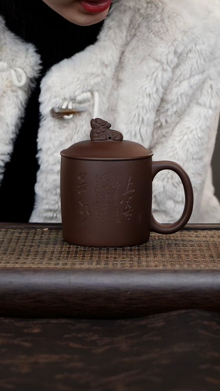 【闪购商品】紫砂茶杯上善若水老板杯