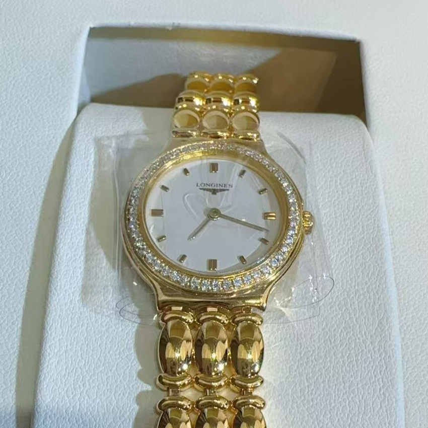 95新 Longines/浪琴 【夏玮玮专属】石英表后镶钻/2509270001