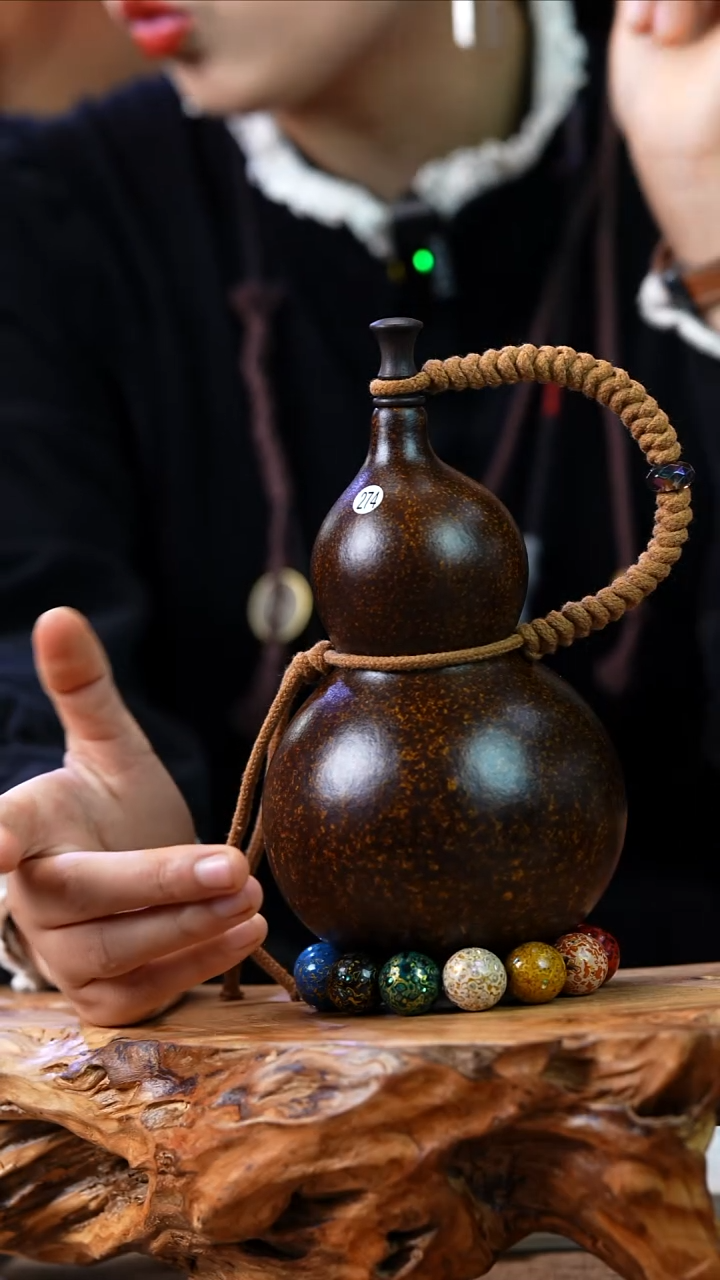 【闪购商品】274—光岳葫天然大漆酒葫芦不含漆珠