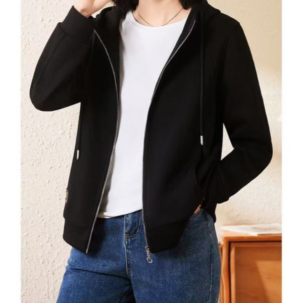 连帽衫（)63㎝时尚上衣女士休闲百搭秋季长袖