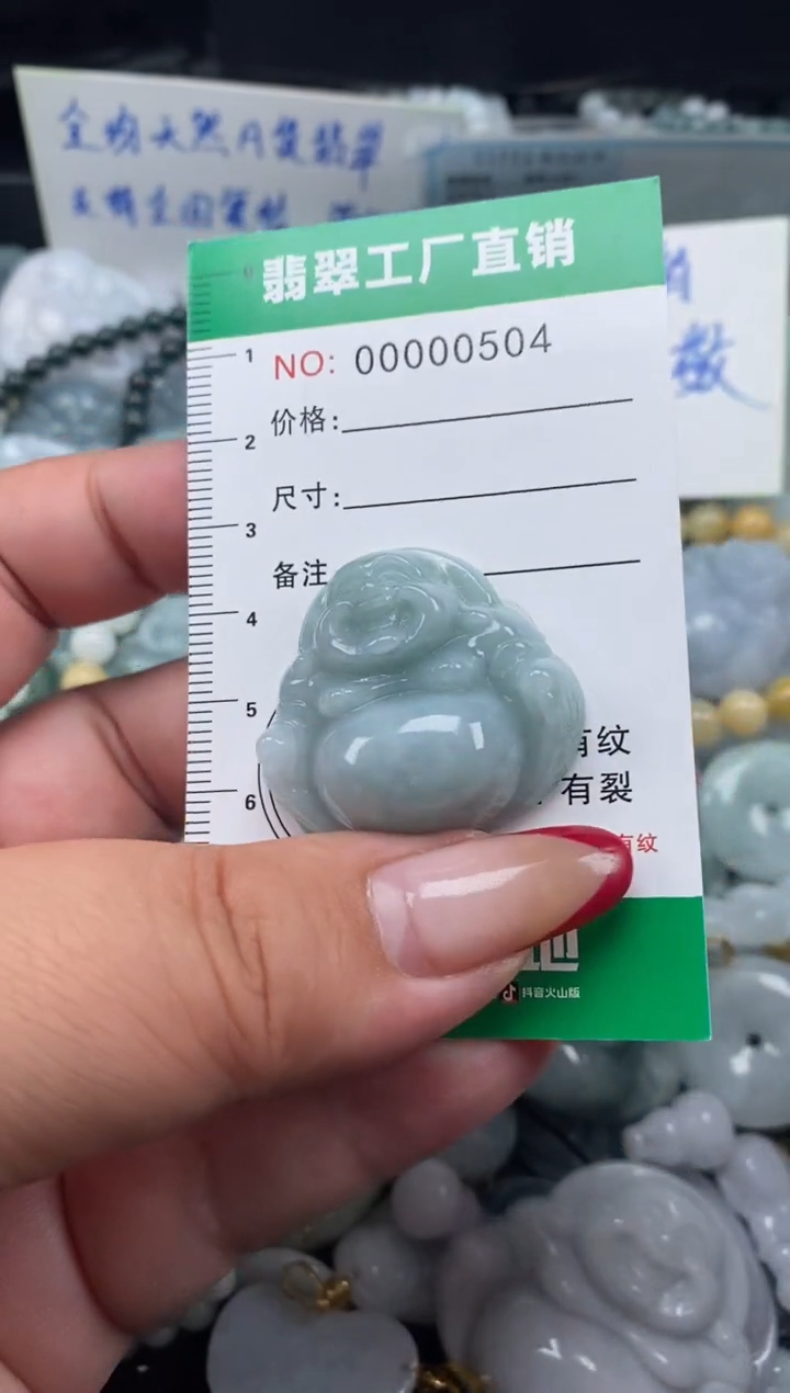 翡翠未镶嵌颈饰天然A货翡翠0504