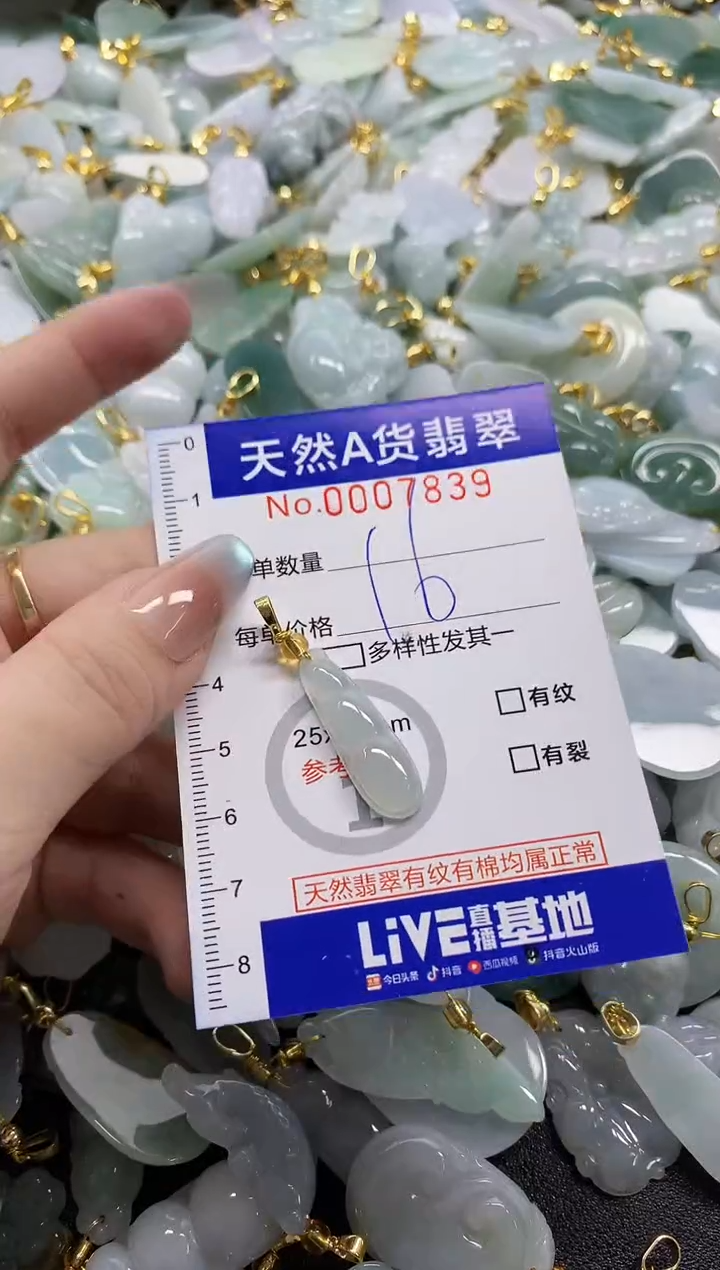 颈饰未镶嵌翡翠天然A货翡翠