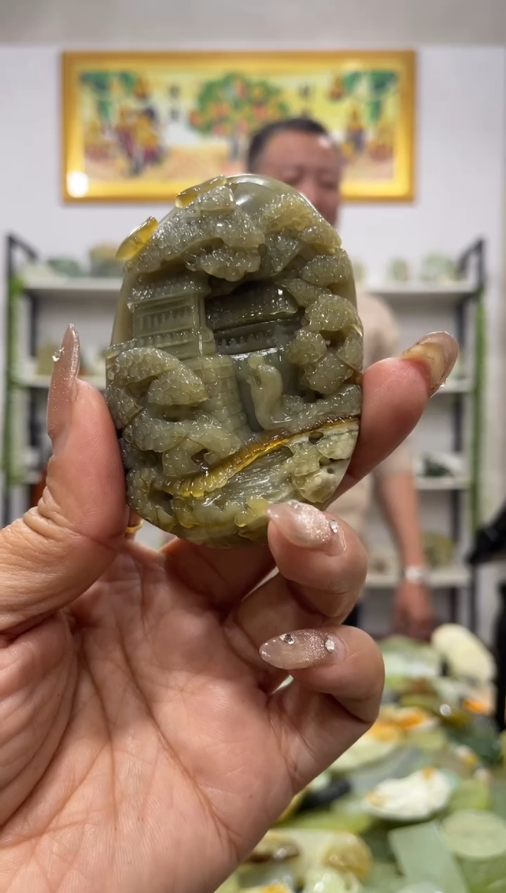 【闪购商品】岫玉手把件未镶嵌1
