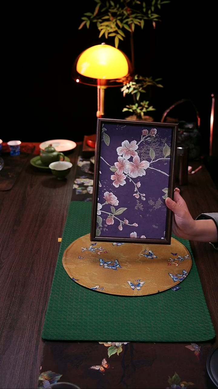 紫色茶盘茶盘茶盘