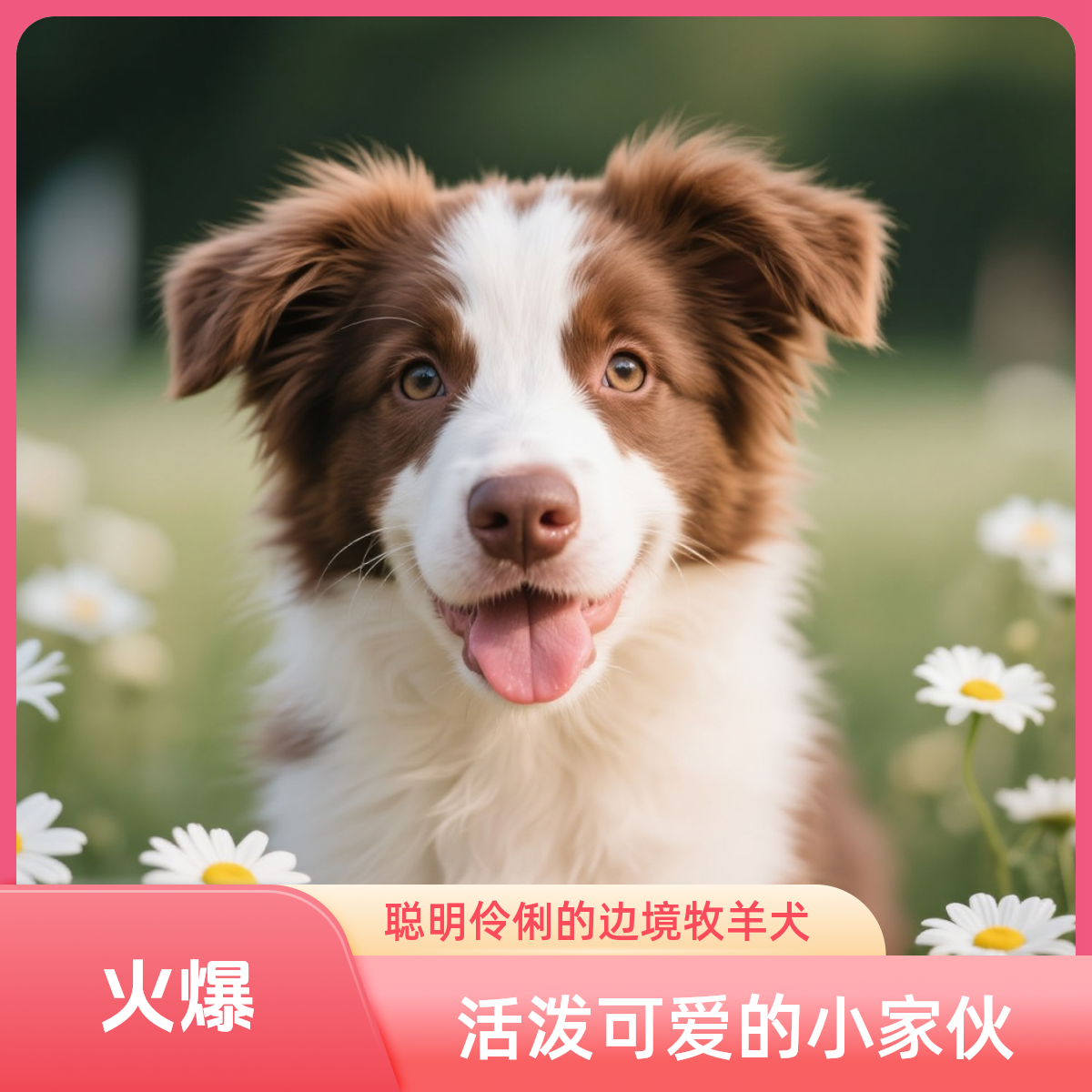 【福利款】安娜纯种边境牧羊犬幼犬