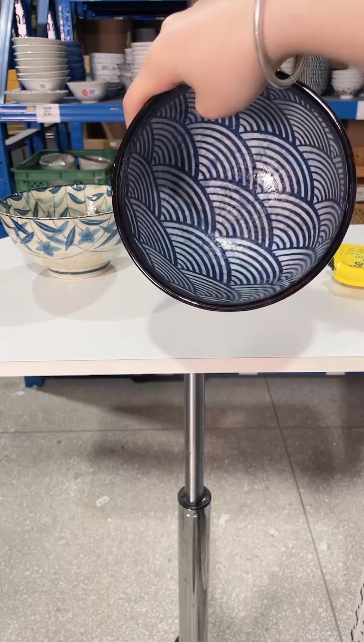 陶瓷青海波5.7英寸大深碗