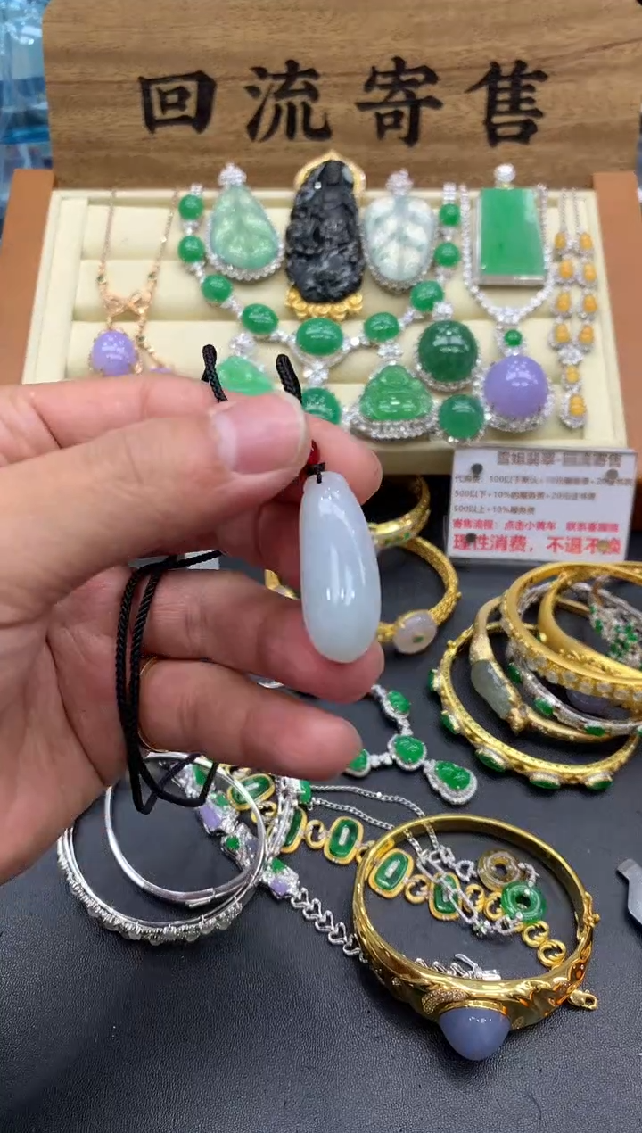 【闪购商品】翡翠颈饰未镶嵌41-中国好珍宝