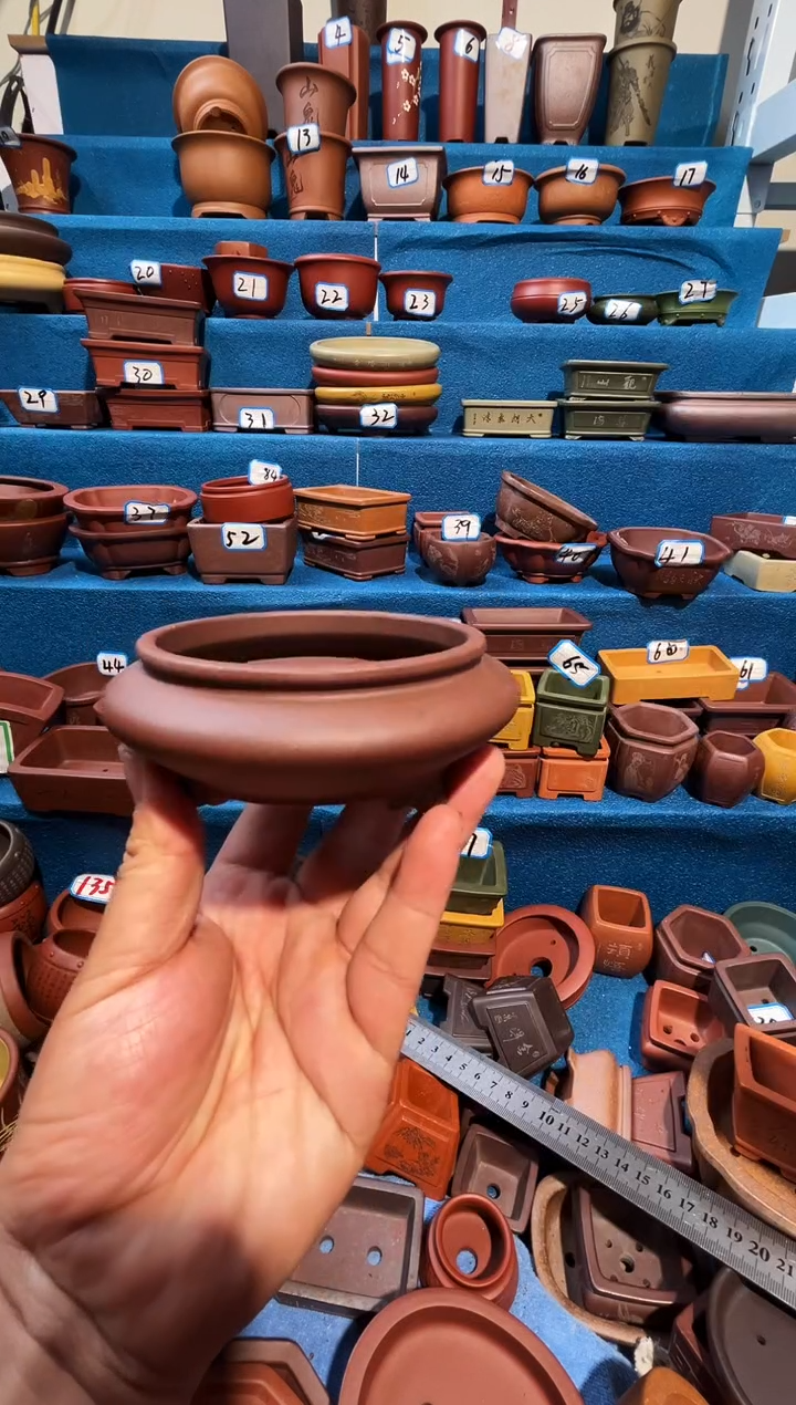 【闪购商品】紫砂紫砂花盆9*3