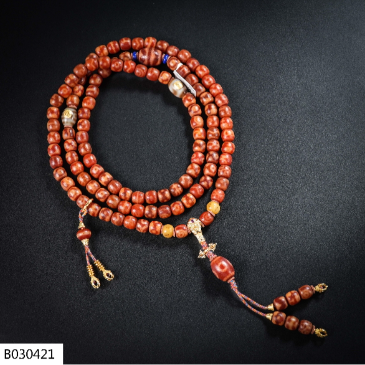 【老掌柜】多宝红肉玛瑙项链/B030421