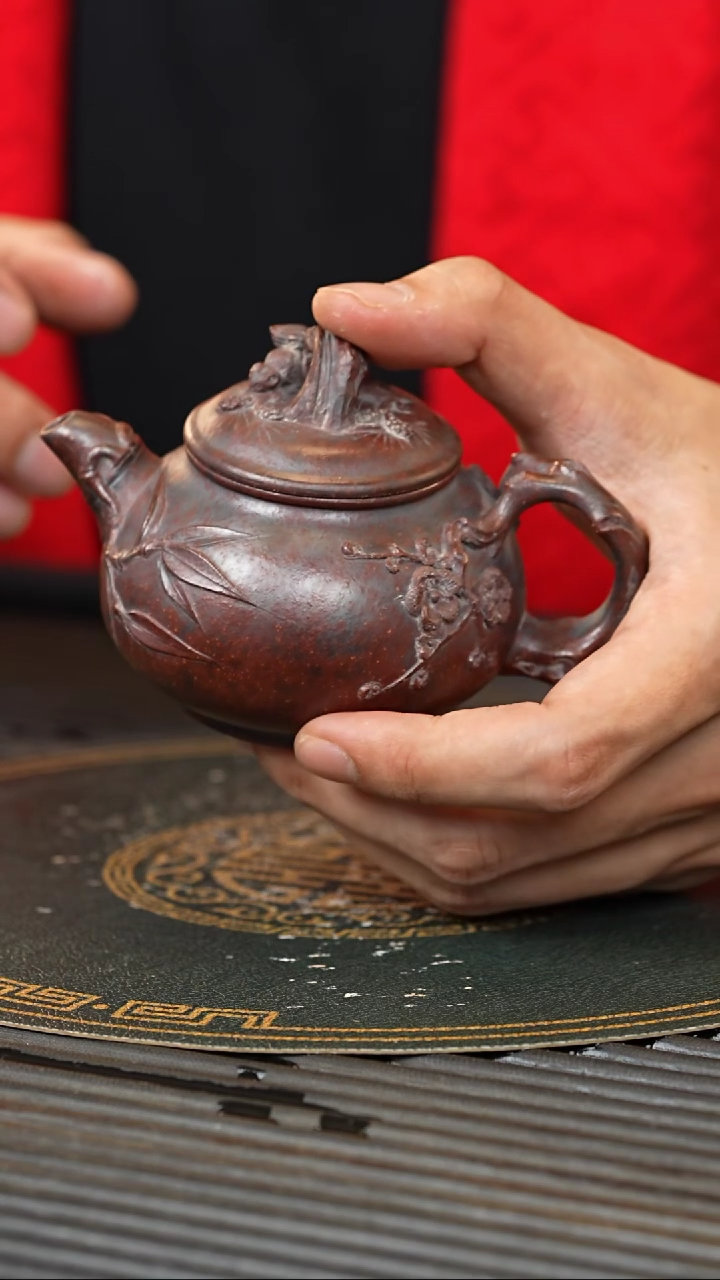 【闪购商品】紫砂茶壶CYL 紫御砂 三友壶 130cc