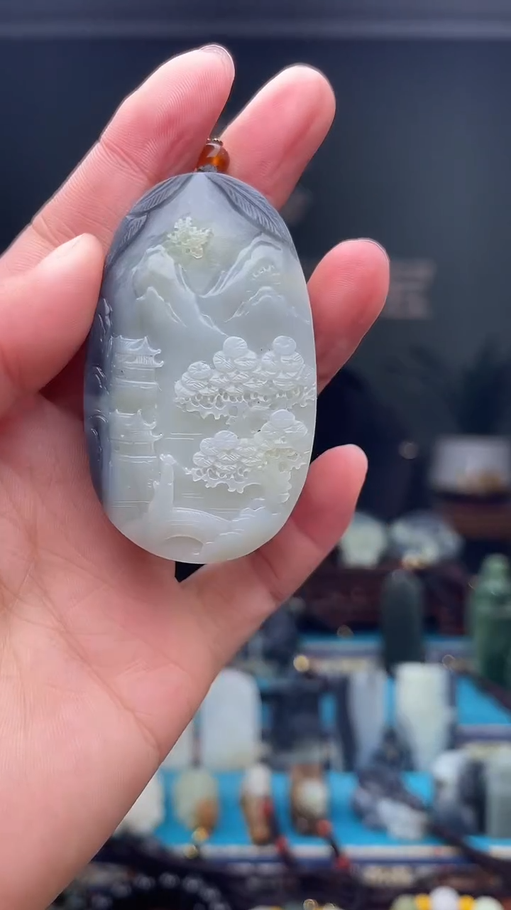 未镶嵌和田玉挂件1