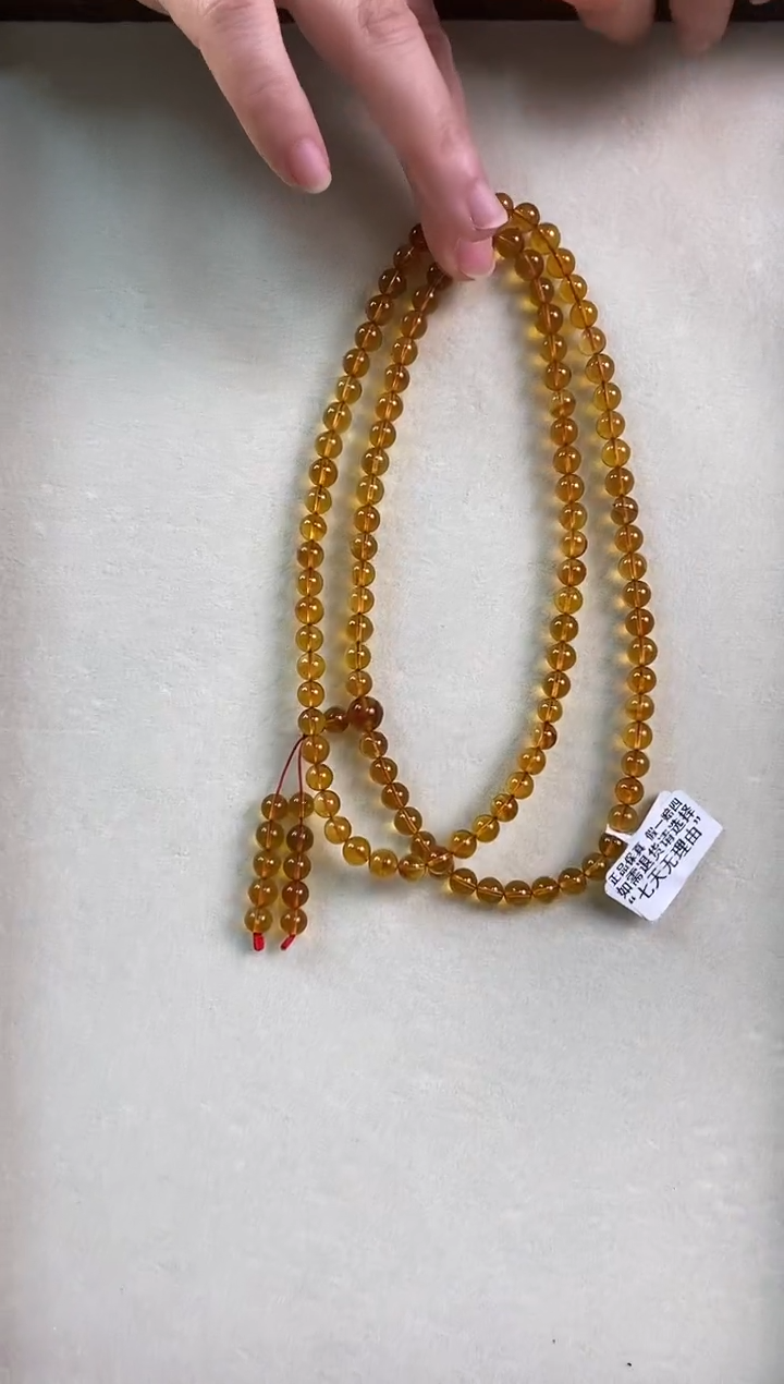 【闪购商品】琥珀颈饰未镶嵌6+000000