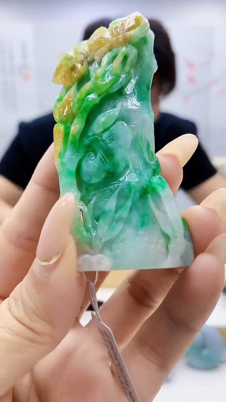 未镶嵌定制翡翠5145ty-毛货挂件13