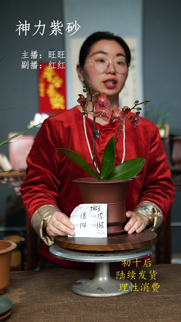 【闪购商品】紫砂花盆5653+Z紫砂花盆