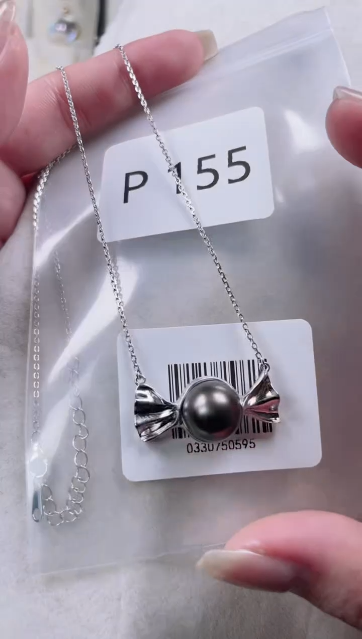 【闪购商品】海水珍珠套链银S925镶嵌P155