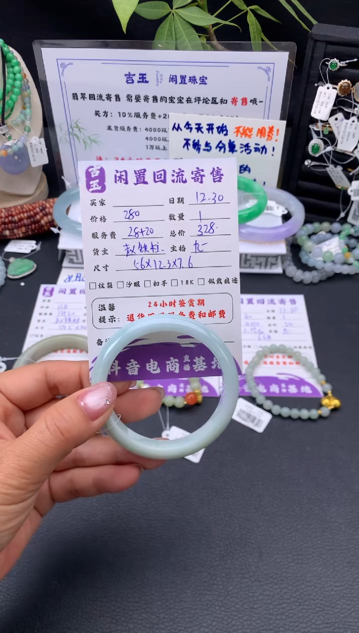 未镶嵌手镯翡翠手镯