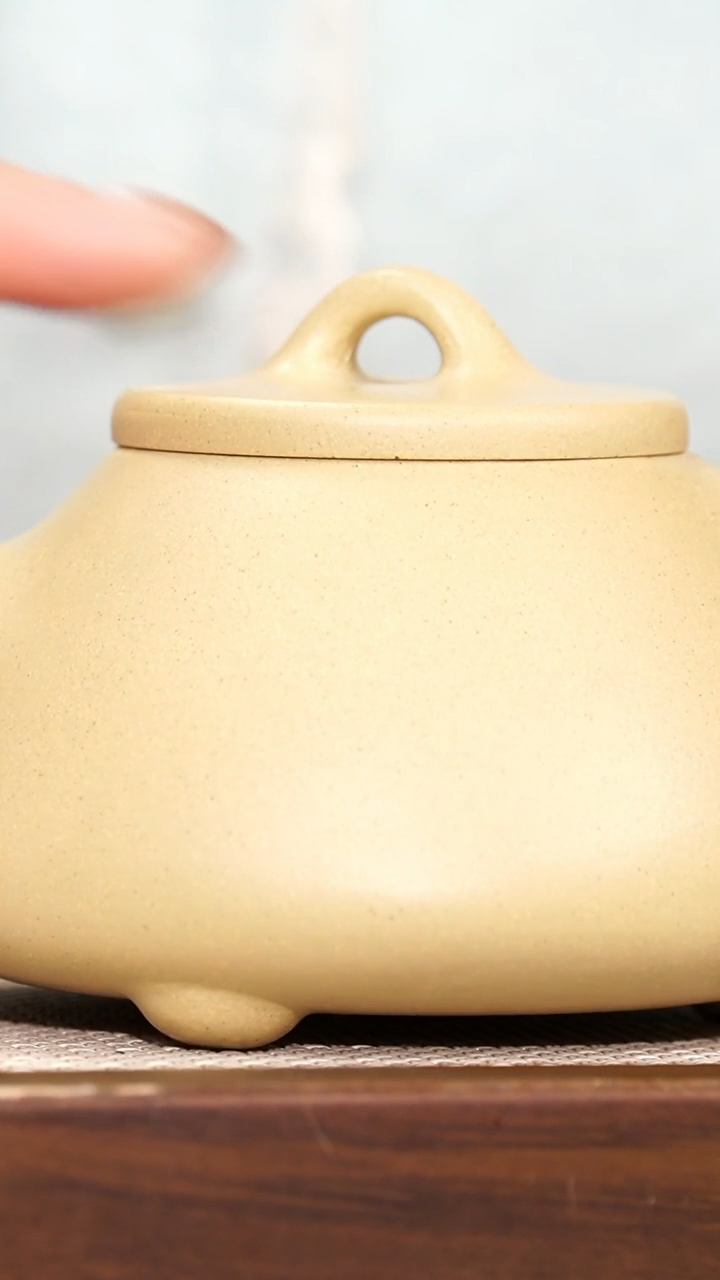 【闪购商品】紫砂茶壶本绿子冶石瓢200cc左右