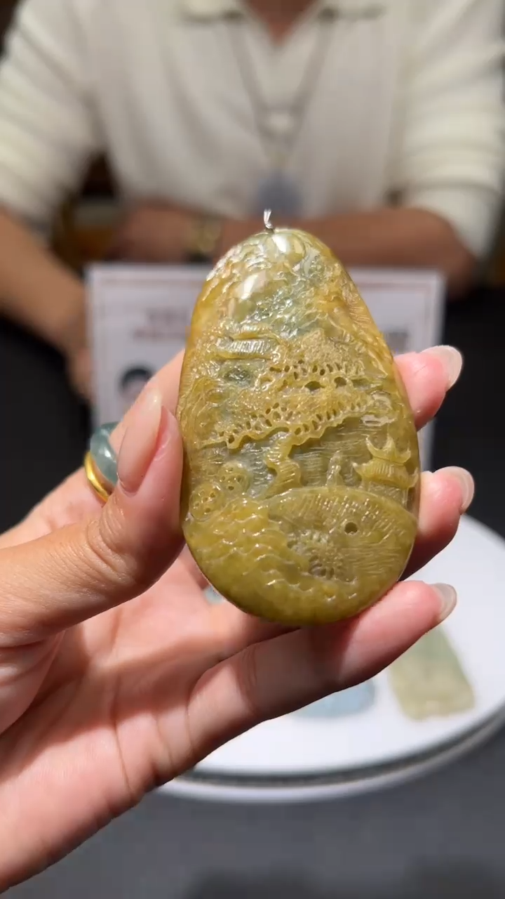 【闪购商品】定制翡翠未镶嵌不退不换CMH1件-A