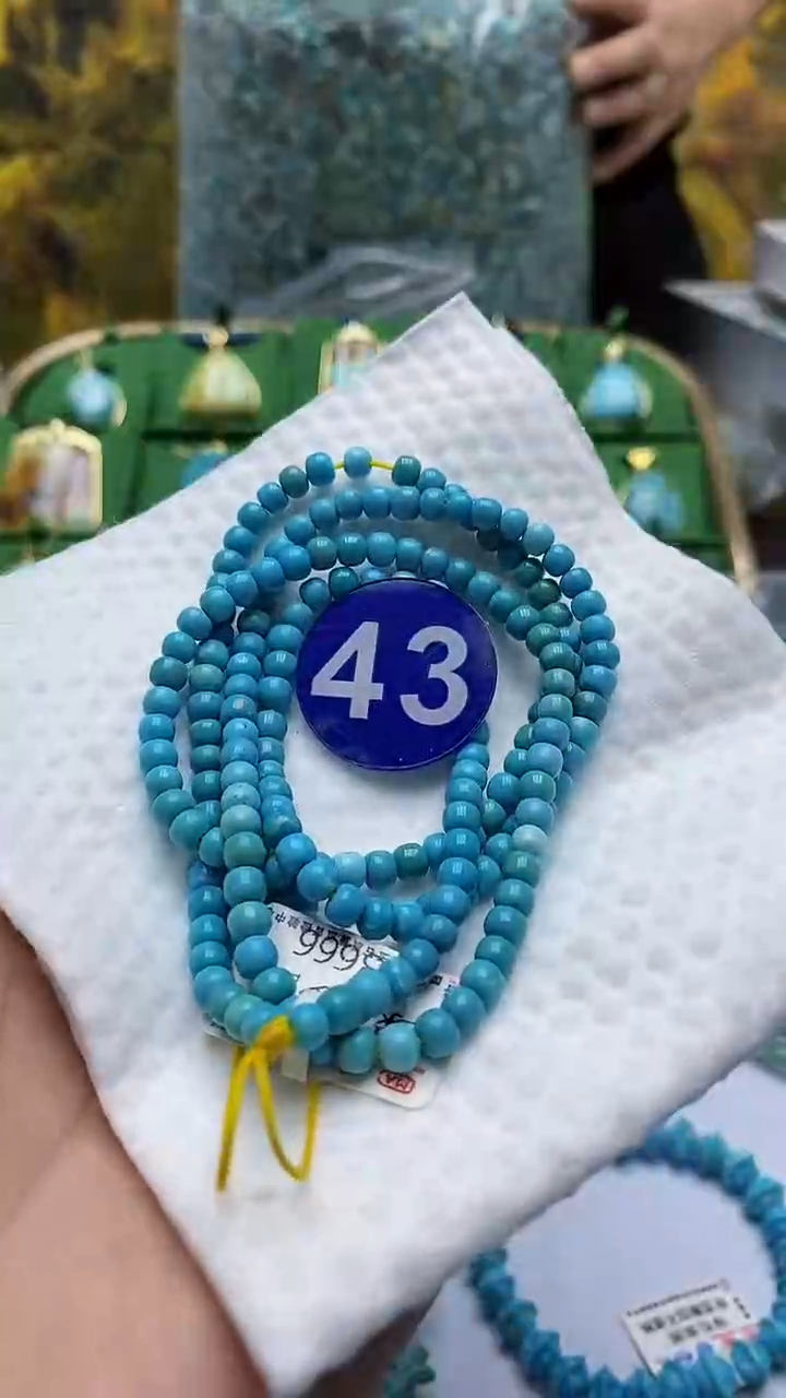 绿松石未镶嵌项链43