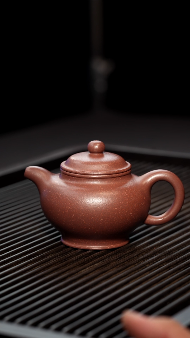 茶壶紫砂全手工底槽青掇只300cc