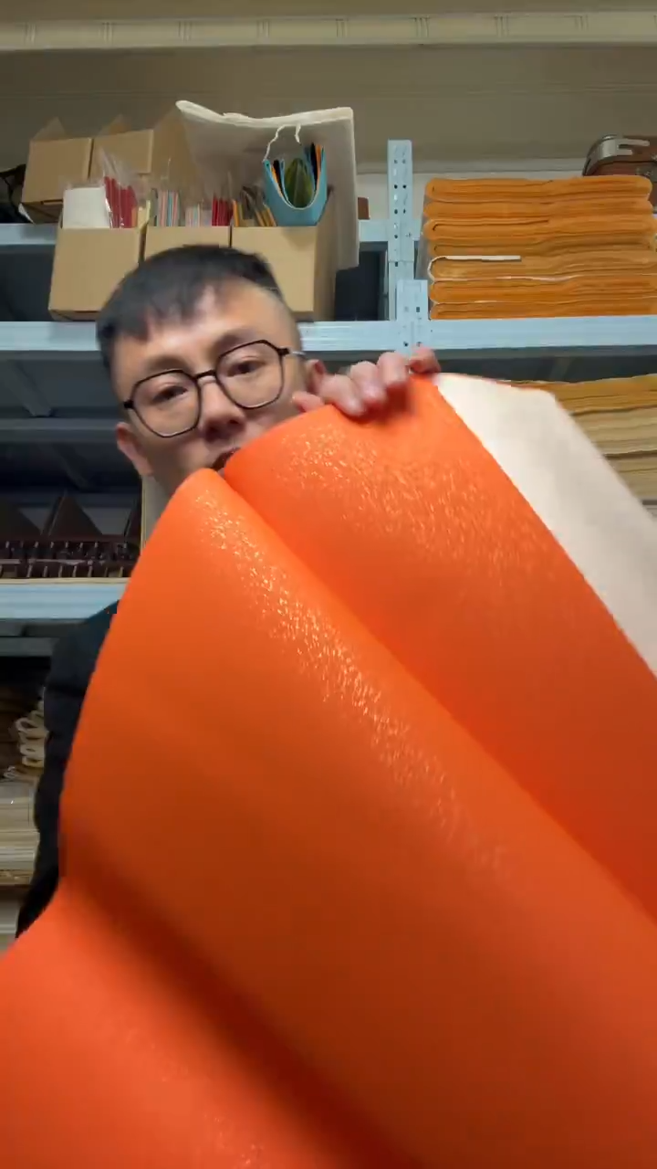鱼籽金橘黄色精品蜡染纸46*180cm25张