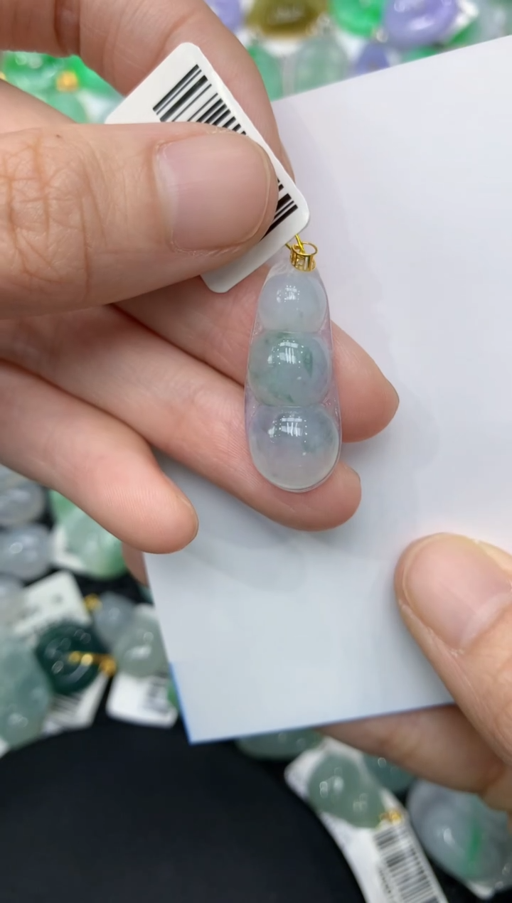 【闪购商品】翡翠颈饰18K金镶嵌11111111