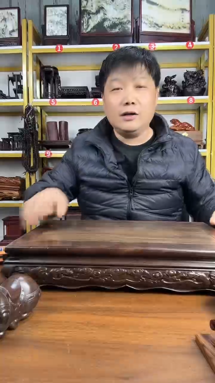 木1****昊非洲黑檀长方底座45*28CM