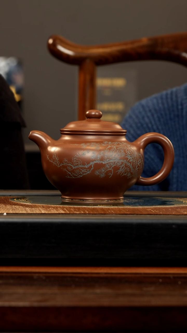 【闪购商品】紫砂茶壶SDH 紫泥 大亨掇只 725cc