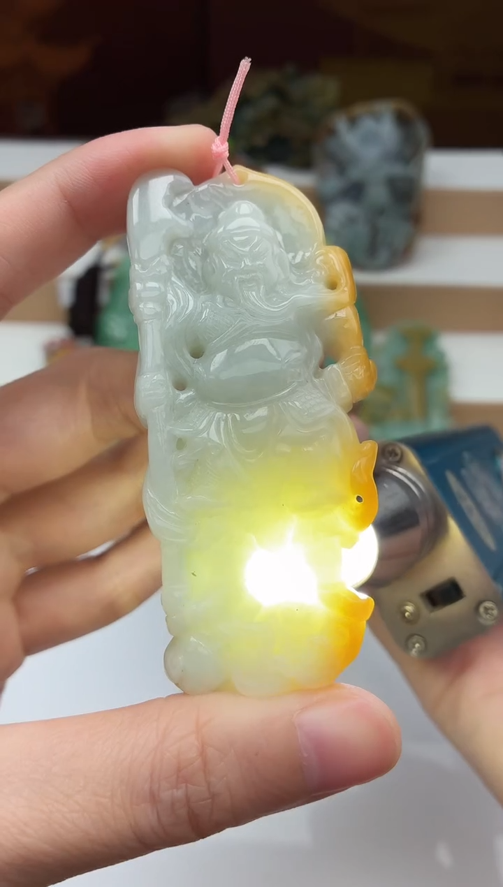 颈饰未镶嵌翡翠牌子