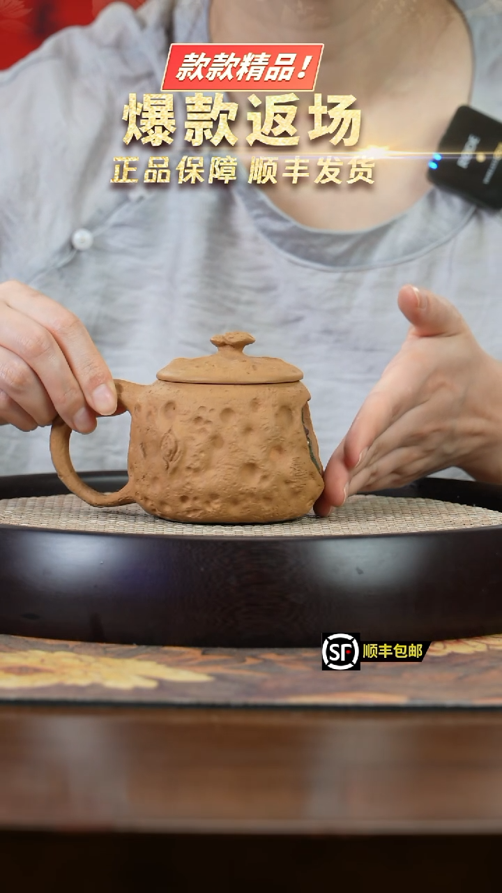 【闪购商品】紫砂茶壶ZHZS1008范永华老段显佛供春