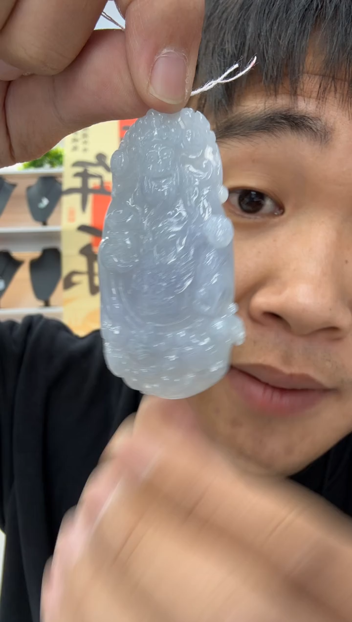 【闪购商品】翡翠颈饰未镶嵌天然翡翠A货孤品一件