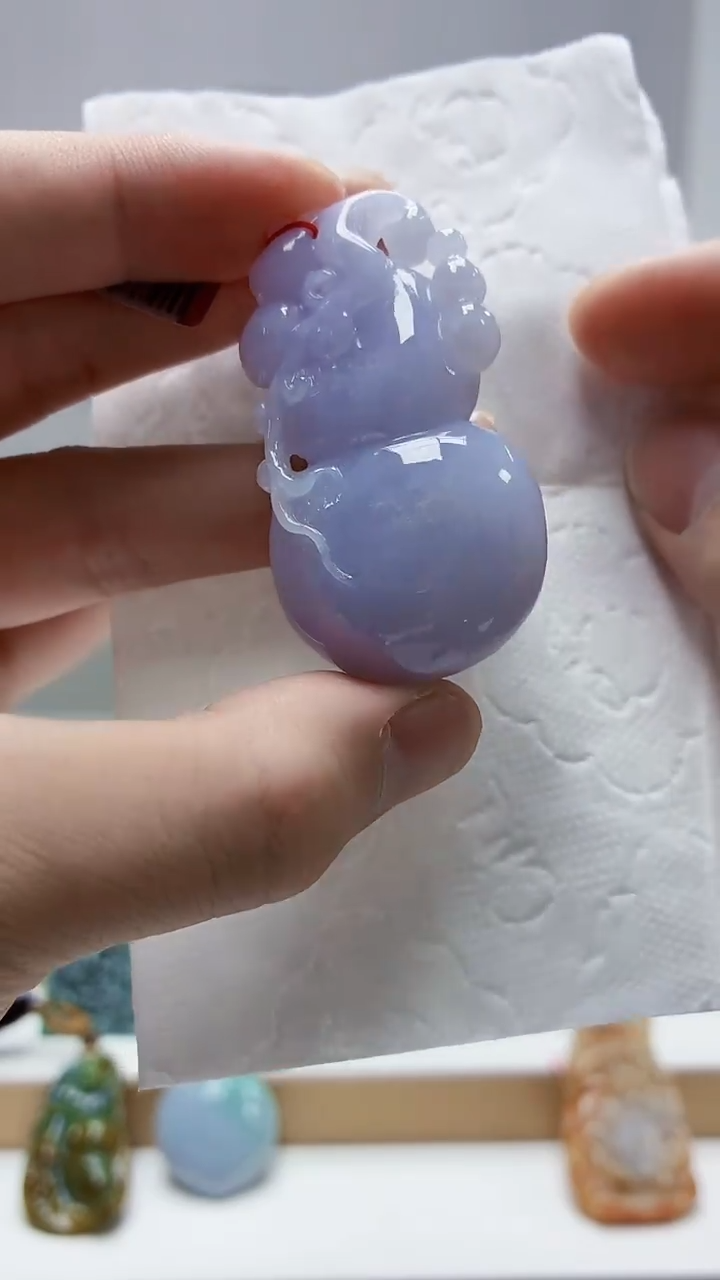 未镶嵌定制翡翠4852bb-毛货挂件71